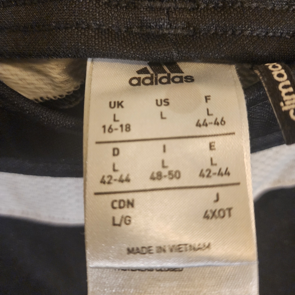 PRELOVED Adidas Women's Black and White Track Jacket & Pants - Picture 6 of 8